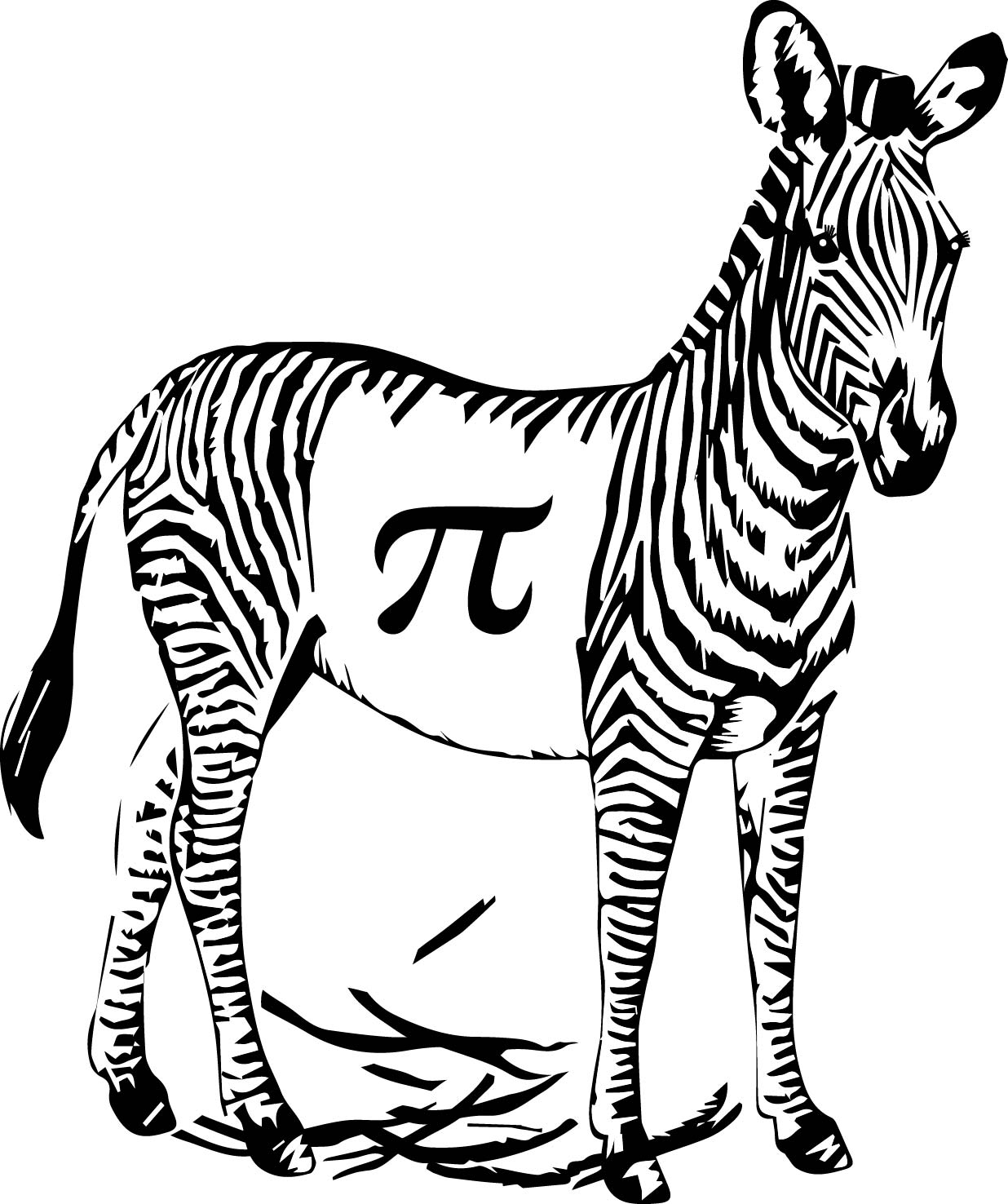 Pi, the number with no pattern, plays a role in the formation of pattern.