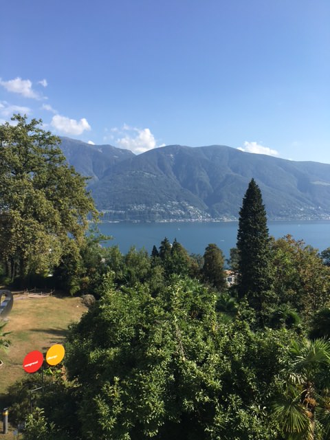 View of Ascona from the meeting hotel