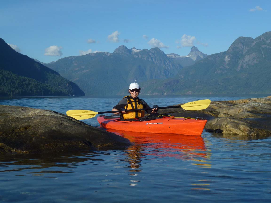 Small kayaking in British Columbia