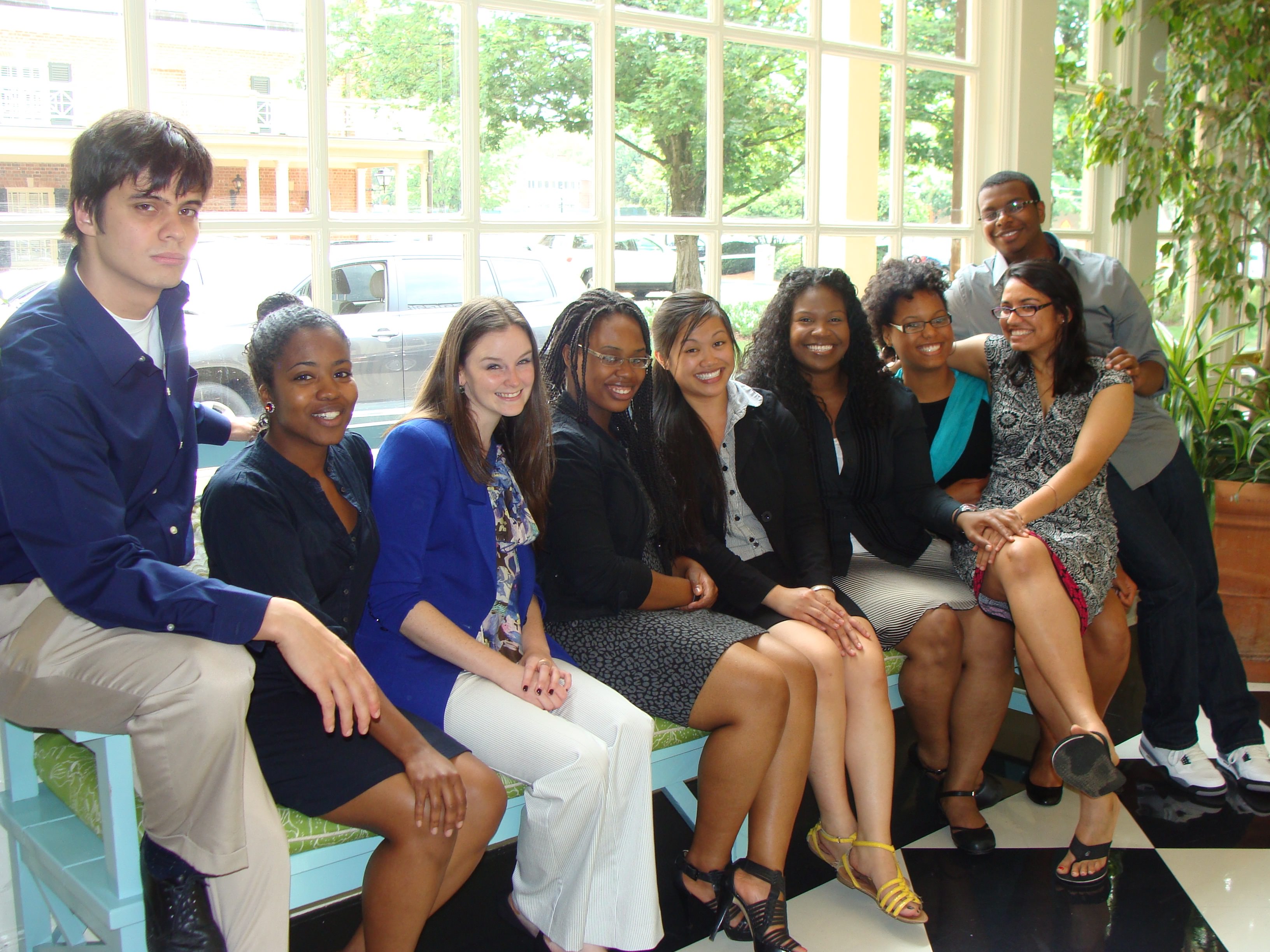 McCarter at a BPS Summer Program reunion with his cohort.