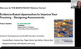 Evidence-Based Approaches to Improve Your Teaching: Designing Assessments - Biophysicist Webinar Series 2021 (#3)
