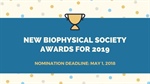 New Biophysical Society Awards